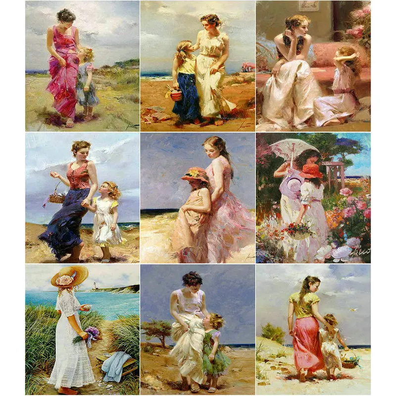 DIY Diamond Embroidery Mom and daughter Diamond Painting Cross Stitch woman portrait 5D square Rhinestones paste Pattern
DIY Diamond Embroidery Mom and daughter Diamond Painting Cross Stitch woman portrait 5D square Rhinestones paste Pattern