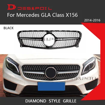 Diamond Grille For Mercedes GLA Class X156 Pre-Facelift Black Silver Front Bumper Racing Grill 2014-2016 GLA200 GLA220 GLA260
Diamond Grille For Mercedes GLA Class X156 Pre-Facelift Black Silver Front Bumper Racing Grill 2014-2016 GLA200 GLA220 GLA260