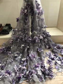 3D handmade Flower Tulle Lace Fabric Mesh Embroidery Fabric High Quality African Lace Fabric For Lady
3D handmade Flower Tulle Lace Fabric Mesh Embroidery Fabric High Quality African Lace Fabric For Lady