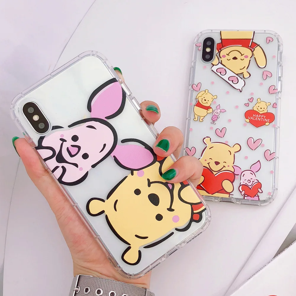 Cartoon Winnie Pooh Soft Silicone Transparent Phone Case Fundas Coque For iPhone X Xr Xs Max 8 7 6 6s plus Cute Bear Pig Shell
Cartoon Winnie Pooh Soft Silicone Transparent Phone Case Fundas Coque For iPhone X Xr Xs Max 8 7 6 6s plus Cute Bear Pig Shell