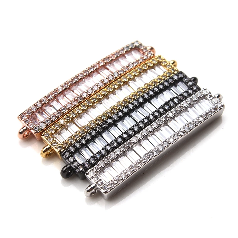 1pc 33*6mm Classic Copper White crystal Tube Charms Connectors Fit Men Women Bracelet & Bangle Jewelry Accessories Findings
1pc 33*6mm Classic Copper White crystal Tube Charms Connectors Fit Men Women Bracelet & Bangle Jewelry Accessories Findings