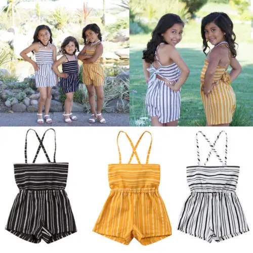New Kid Girl Summer Fashion Stripe Sleeveless Short Pants Romper Clothes Hot Kids Girl Sleeveless Romper Jumpsuit Pants Outfits
New Kid Girl Summer Fashion Stripe Sleeveless Short Pants Romper Clothes Hot Kids Girl Sleeveless Romper Jumpsuit Pants Outfits