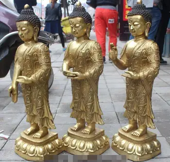 S01151 26" Tibet Buddhism Bronze Gilt Shakyamuni Sakyamuni Amitabha Buddha Statue Set
S01151 26" Tibet Buddhism Bronze Gilt Shakyamuni Sakyamuni Amitabha Buddha Statue Set