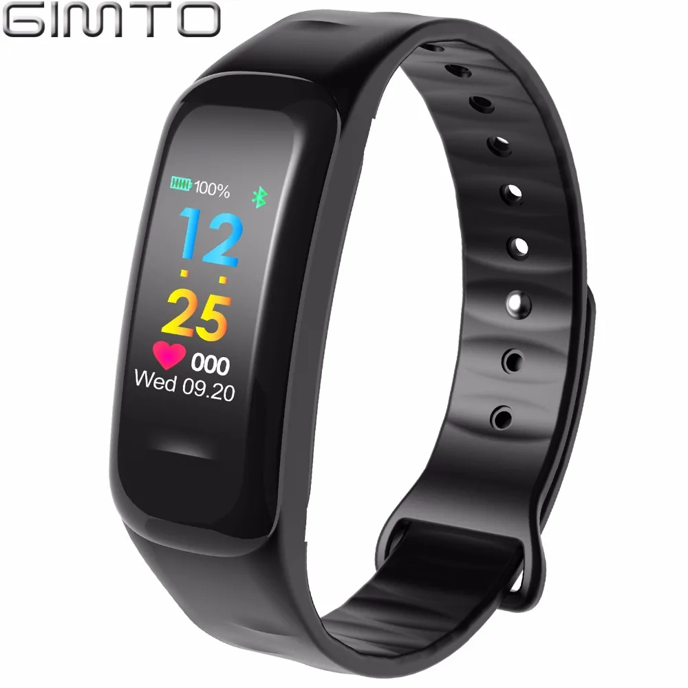 

GIMTO Brand Smart Bracelet Sport Watch Bluetooth LED Digital Wristband Heart Rate Blood Pressure Pedometer For iOS Android