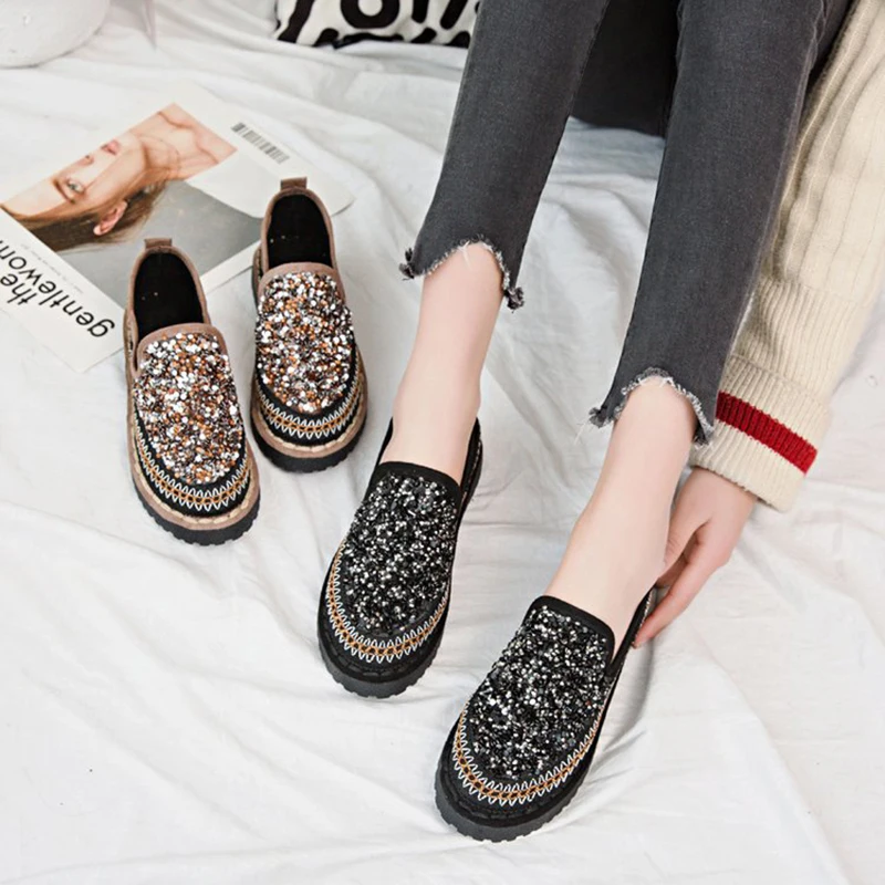 crystal thick bottom flats women bling bling comfort slip on shoes woman sewing espadrilles shoes lady moccasins casual shoes
crystal thick bottom flats women bling bling comfort slip on shoes woman sewing espadrilles shoes lady moccasins casual shoes