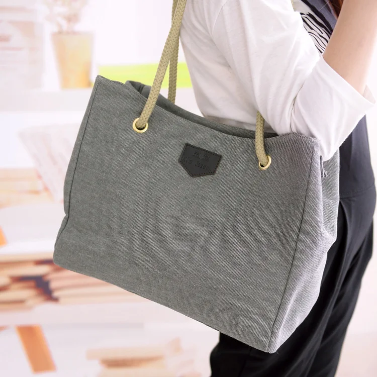 Ladies canvas big shoulder bag simple shopping bags female casual totes sling mobile handbag
Ladies canvas big shoulder bag simple shopping bags female casual totes sling mobile handbag