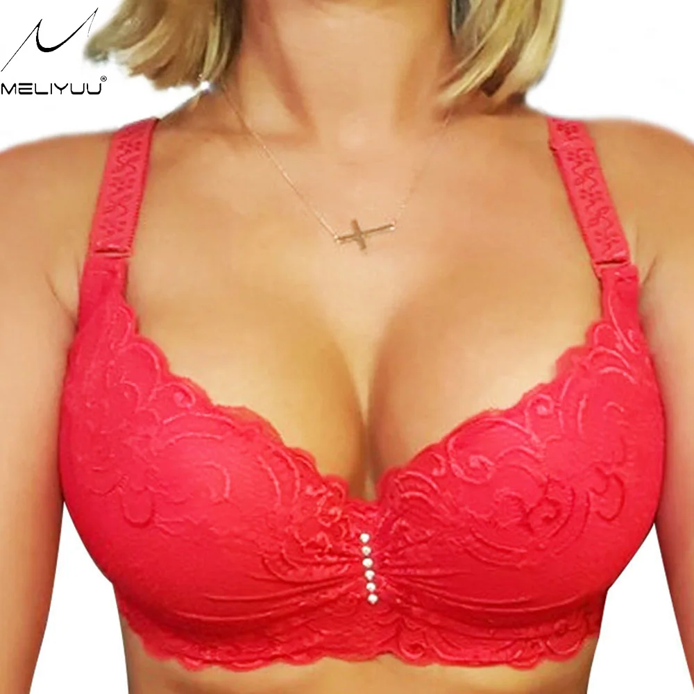 Plus Size Women Bra Sexy Large Bosom 34-46 B C D DD E Push Up Bras Lace Underwire Brassiere Lingerie BH
Plus Size Women Bra Sexy Large Bosom 34-46 B C D DD E Push Up Bras Lace Underwire Brassiere Lingerie BH