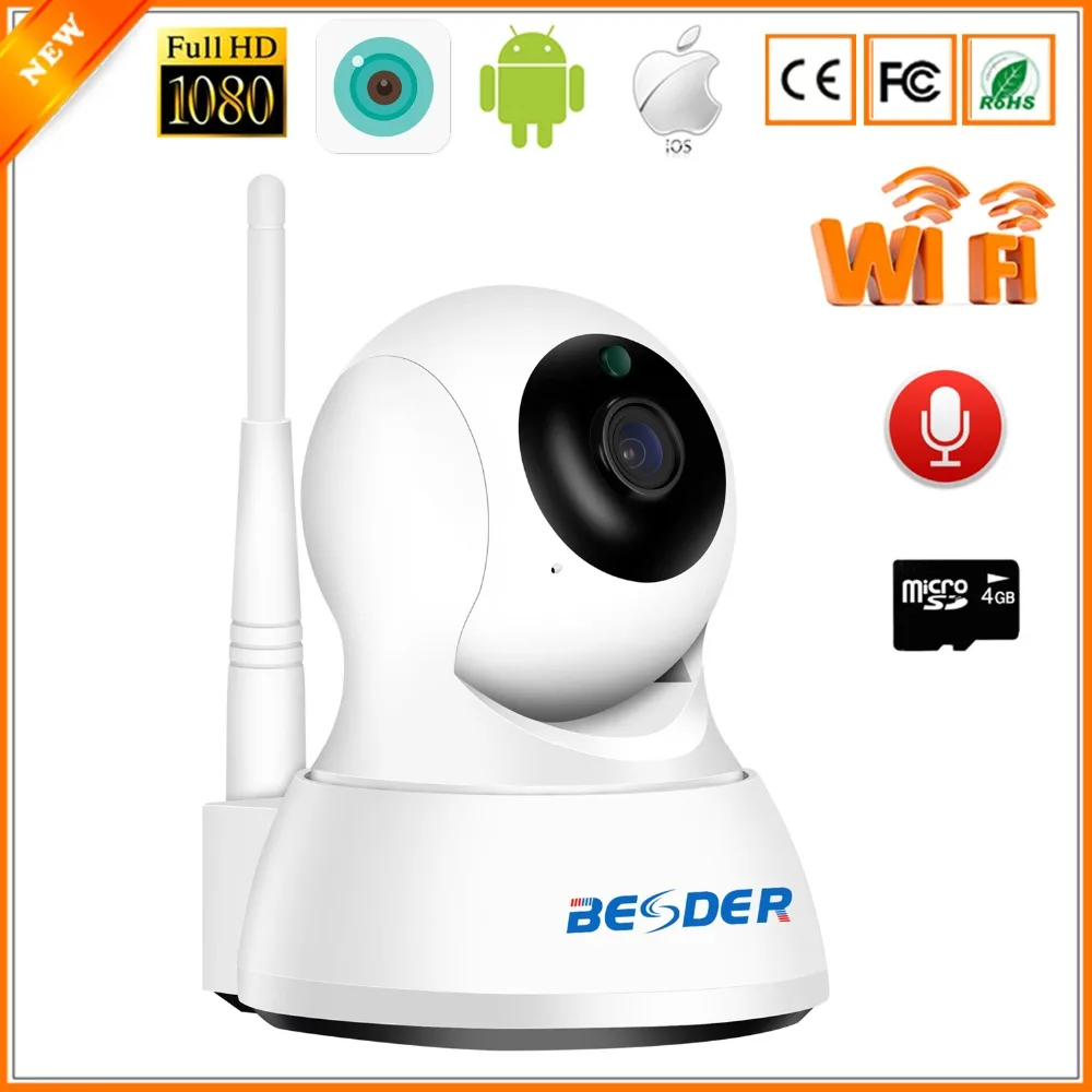 BESDER Home Security IP Camera Wi-Fi Wireless Mini Network Camera Surveillance Wifi 1080P Night Vision CCTV Camera Baby Monitor
BESDER Home Security IP Camera Wi-Fi Wireless Mini Network Camera Surveillance Wifi 1080P Night Vision CCTV Camera Baby Monitor