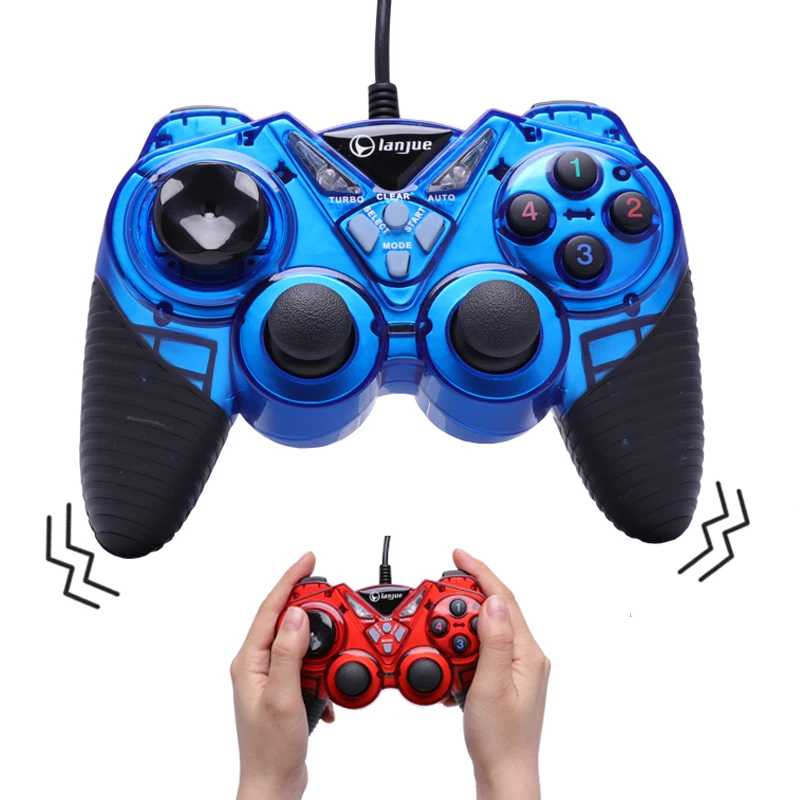 Wired Vibration Gamepad PC USB Controller Joystick Android Game Handle Double Shock for Computer Laptop Support Win/XP for Mac
Wired Vibration Gamepad PC USB Controller Joystick Android Game Handle Double Shock for Computer Laptop Support Win/XP for Mac