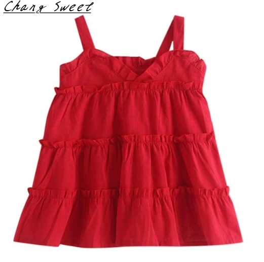 2019 red girl summer dress beautiful child chiffon harness dress sleeveless beach dress girl 1-6 years old children's clothing
2019 red girl summer dress beautiful child chiffon harness dress sleeveless beach dress girl 1-6 years old children's clothing
