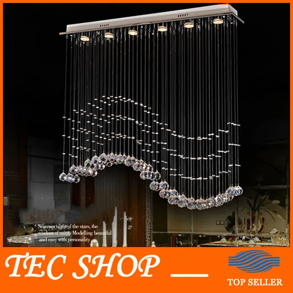 JH Modern Crystal Chandelier Hanging Wire Crystal Lamps LED Wave Crystal Light Bar Restaurant Living Room Lights Aisle Lamp
JH Modern Crystal Chandelier Hanging Wire Crystal Lamps LED Wave Crystal Light Bar Restaurant Living Room Lights Aisle Lamp
