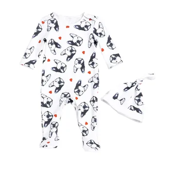 Newbron Infant Boys 2018 Spring Autumn Clothes Sets Casual 2Pcs Sets Romper+Cap Baby Clothing New Style Dog Print Costume 0-24M
Newbron Infant Boys 2018 Spring Autumn Clothes Sets Casual 2Pcs Sets Romper+Cap Baby Clothing New Style Dog Print Costume 0-24M