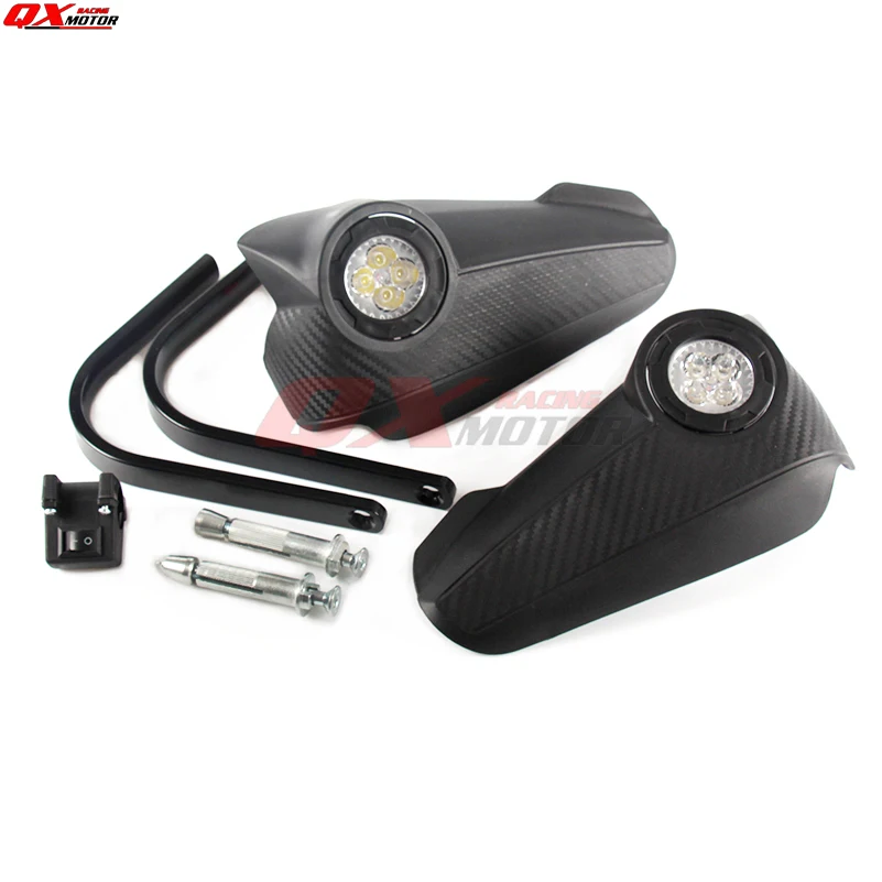Universal Black Vision 28mm 22mm LED Handguards 8 Watts for Honda BMW ATK Yamaha ATV MX Off-Road Motorcycle Free Shipping
Universal Black Vision 28mm 22mm LED Handguards 8 Watts for Honda BMW ATK Yamaha ATV MX Off-Road Motorcycle Free Shipping