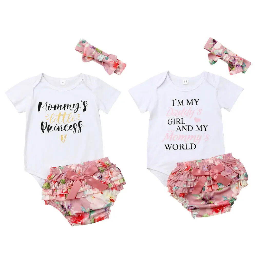 Pudcoco 2019 Summer 3PCS Newborn Baby Girl Clothes Mommy Little Princess Tops+Shorts Outfit Set
Pudcoco 2019 Summer 3PCS Newborn Baby Girl Clothes Mommy Little Princess Tops+Shorts Outfit Set