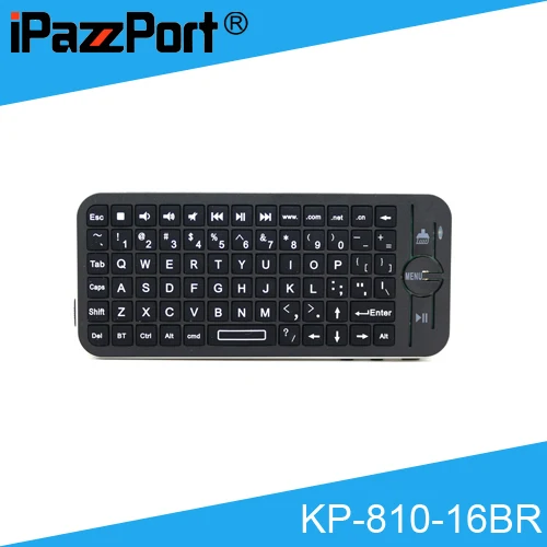 

[Free Shipping] Original iPazzPort KP-810-16BR Mini Wireless Bluetooth Keyboard/Air Mouse with Sleeve for Apply TV