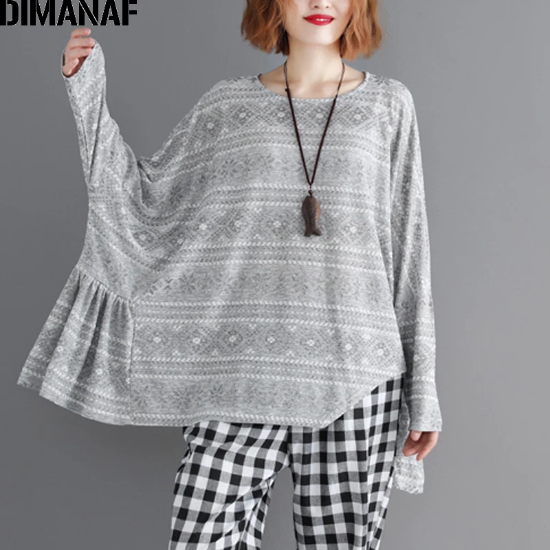 DIMANAF Plus Size Women Blouse Shirt Lady Tops Female Clothes Vintage Loose Batwing Sleeve Big Size Casual Print 2019 Summer 6XL
DIMANAF Plus Size Women Blouse Shirt Lady Tops Female Clothes Vintage Loose Batwing Sleeve Big Size Casual Print 2019 Summer 6XL