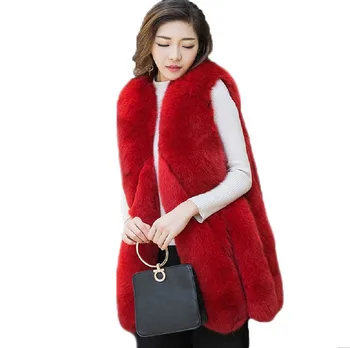 New Fashion Female Autumn and winter Women Clothes faux Fox Fur Coat High Imitation Vest Waistcoat
New Fashion Female Autumn and winter Women Clothes faux Fox Fur Coat High Imitation Vest Waistcoat