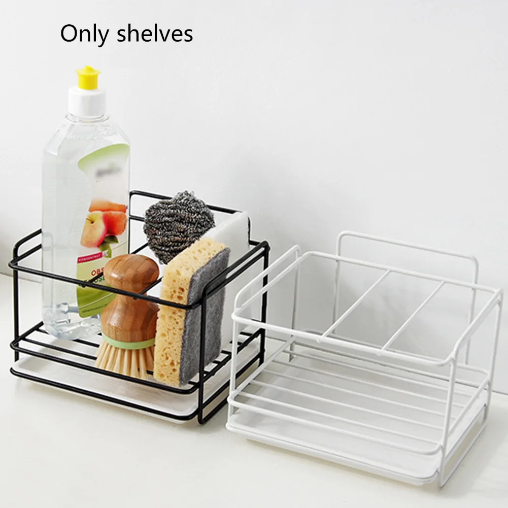Home Sink Organiser Sundries Storage With Tray Draining Rack Detachable Bathroom Dishwashing Sponge Holder Kitchen Accessories
Home Sink Organiser Sundries Storage With Tray Draining Rack Detachable Bathroom Dishwashing Sponge Holder Kitchen Accessories
