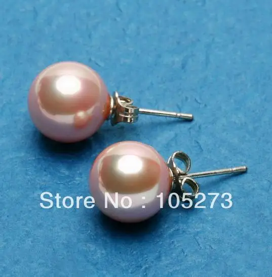 Wholesale Pearl Jewelry Natural 10mm Round Pink South Sea Shell Pearl 925 Sterling Silver Stud Earrings New Free Shipping
Wholesale Pearl Jewelry Natural 10mm Round Pink South Sea Shell Pearl 925 Sterling Silver Stud Earrings New Free Shipping