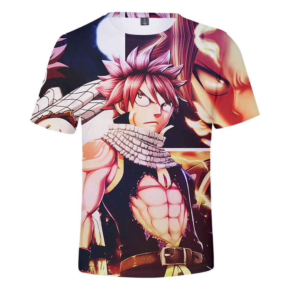 Fairy Tail 3D T-shirts Unisex Summer Men Femme Anime Print O-Neck T-Shirt Loose Women Tops Lady Tshirt Tee Shirt T Shirt Women
Fairy Tail 3D T-shirts Unisex Summer Men Femme Anime Print O-Neck T-Shirt Loose Women Tops Lady Tshirt Tee Shirt T Shirt Women