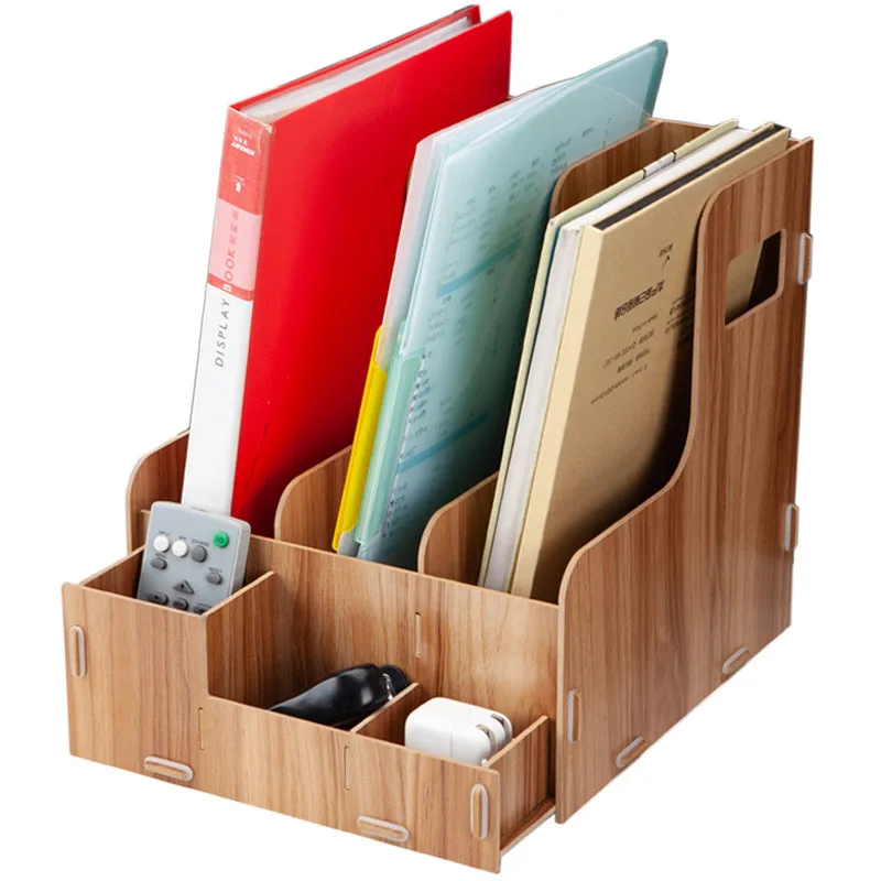 Desktop Stationery Organizer Office Supplies Drawer Storage Box Creative Bookshelf Wooden Document Rack
Desktop Stationery Organizer Office Supplies Drawer Storage Box Creative Bookshelf Wooden Document Rack