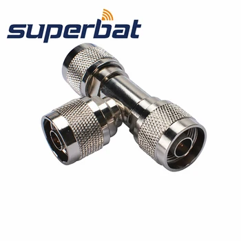Superbat N adapter N Male Plug to N Plug 2 Way "T" Type Brass RF Coaxial Connector
Superbat N adapter N Male Plug to N Plug 2 Way "T" Type Brass RF Coaxial Connector