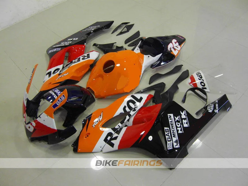 New ABS Bodywork fairing kit 100% Fit for Honda CBR1000RR 04 05 fairings parts CBR 1000 RR 2004 2005 custom Black red orange