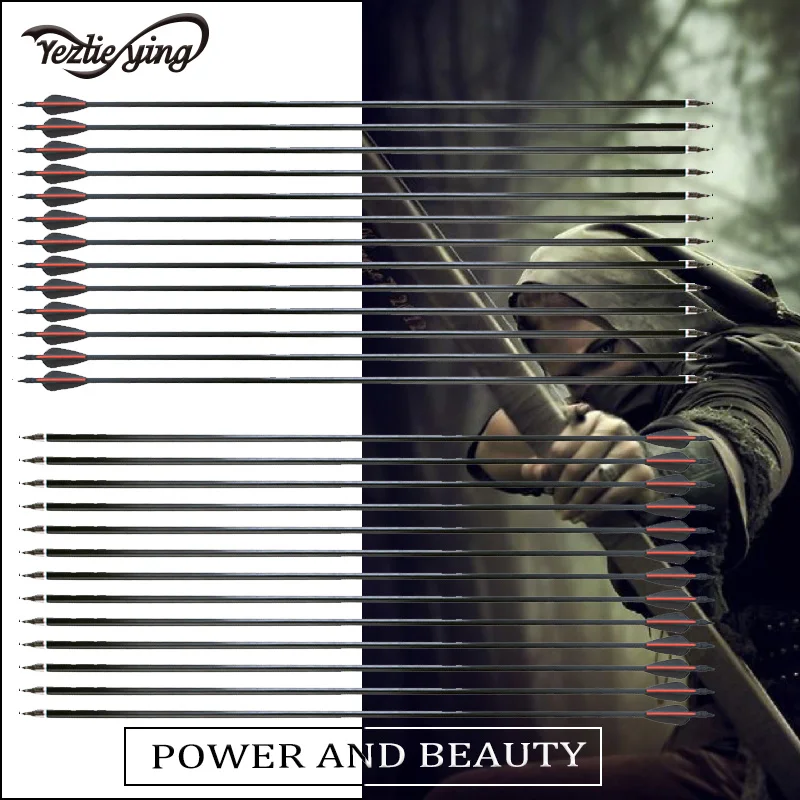 12pcs 30 inch glass arrows replaceable arrowhead Red and black feather hunting repetitive bow shooting target practice
12pcs 30 inch glass arrows replaceable arrowhead Red and black feather hunting repetitive bow shooting target practice