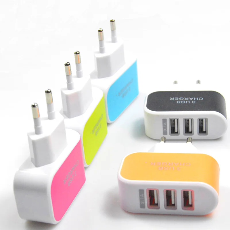 4 Colors EU Plug 3 USB Port Wall Home Travel AC Charger Adapter For iPhone 5s 6 6lus for Galaxy S7 S6 Note 5 N9000 android phone
4 Colors EU Plug 3 USB Port Wall Home Travel AC Charger Adapter For iPhone 5s 6 6lus for Galaxy S7 S6 Note 5 N9000 android phone
