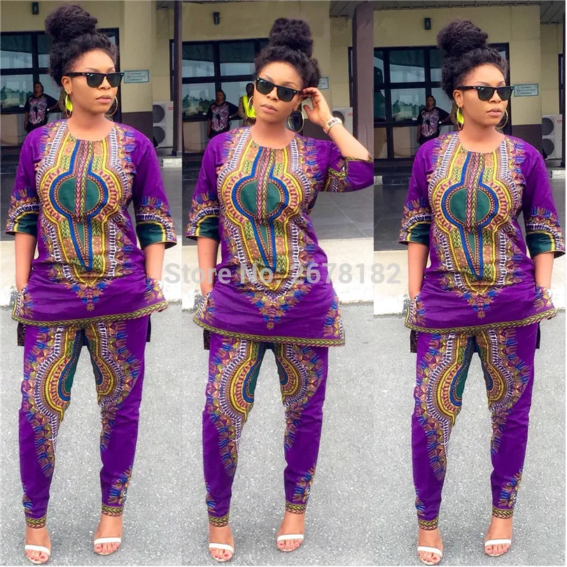 2018 African Dress Women Clothing Limited New Sexy Retro Ethnic Dashiki Fashion Loose Two Sets Of Fitting Pants + Shirt Dress
2018 African Dress Women Clothing Limited New Sexy Retro Ethnic Dashiki Fashion Loose Two Sets Of Fitting Pants + Shirt Dress