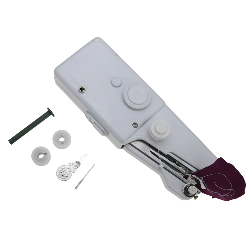 Portable Household Mini Hand Sewing Machine Quick Stitch Needlework Cordless Clothes Fabrics Electronic Sewing Machine
Portable Household Mini Hand Sewing Machine Quick Stitch Needlework Cordless Clothes Fabrics Electronic Sewing Machine