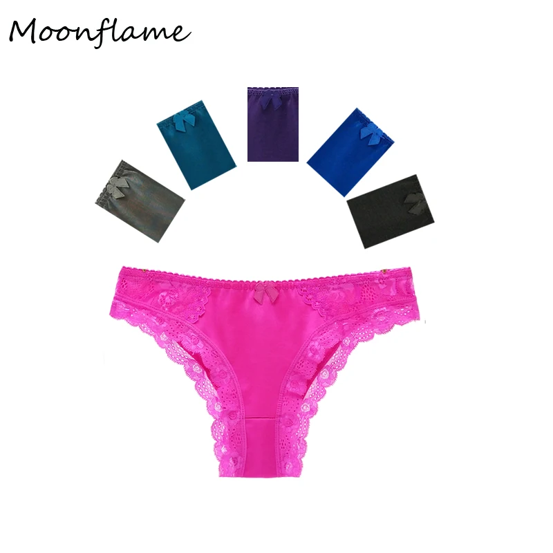 Moonflme 5 pcs/lots Ladies Underwear Polyester Sexy Lace Intimates Women Panties 89273
Moonflme 5 pcs/lots Ladies Underwear Polyester Sexy Lace Intimates Women Panties 89273