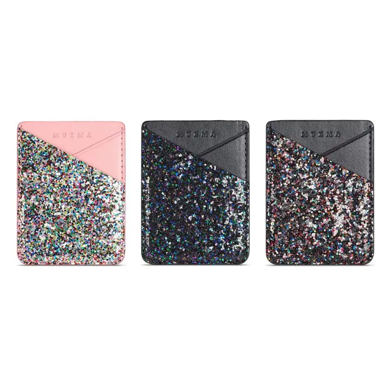 Fashion New Women Men Sequins Credit Card Holder Cell Phone Leather Wallet Pocket Sticker Adhesive Pouch Case 3 Styles
Fashion New Women Men Sequins Credit Card Holder Cell Phone Leather Wallet Pocket Sticker Adhesive Pouch Case 3 Styles