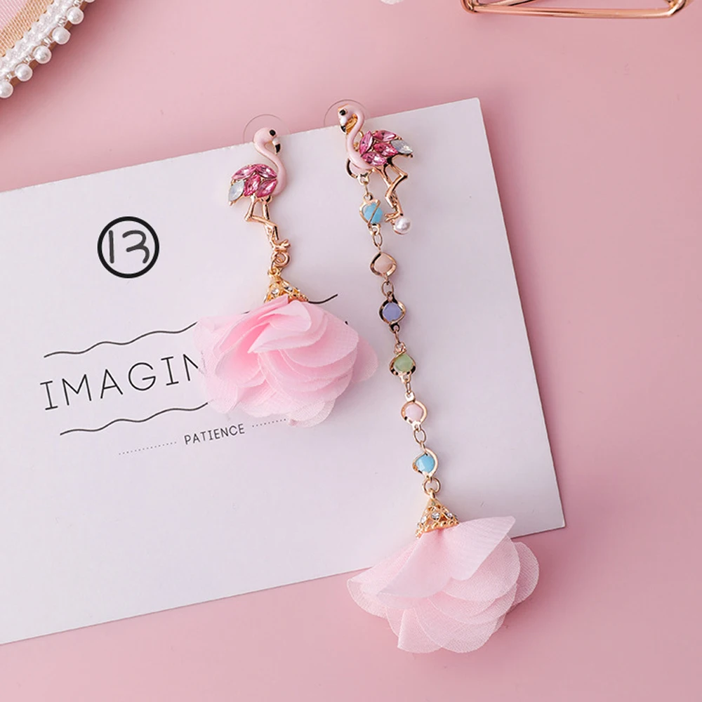 1Pair New Trendy Japanese Korean Girl Cute Earrings Simple Pink Fabric Flower Dangle Earrings Women Fashion Jewelry Accessories
1Pair New Trendy Japanese Korean Girl Cute Earrings Simple Pink Fabric Flower Dangle Earrings Women Fashion Jewelry Accessories
