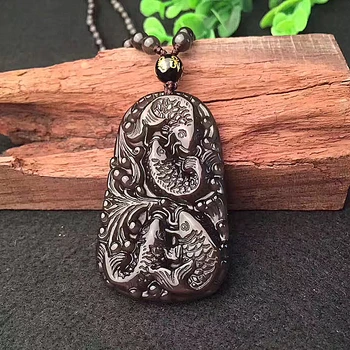 Natural obsidian pendant obsidian ice color obsidian ice crystal obsidian ice color four seasons fish pendant
Natural obsidian pendant obsidian ice color obsidian ice crystal obsidian ice color four seasons fish pendant