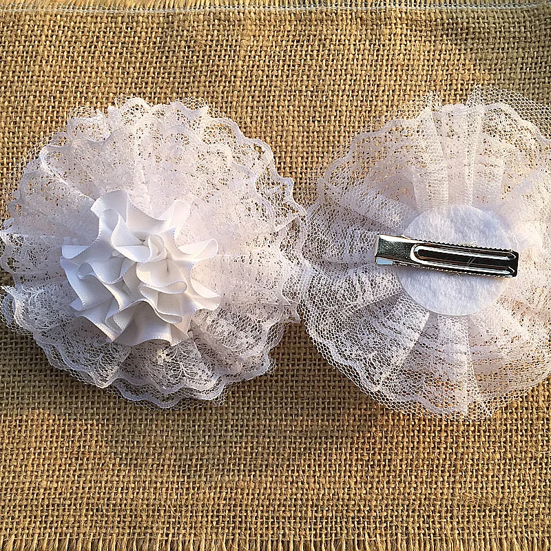 2pcs Vintage children Elegant white lace Yarn Flower Hairpins Hair Barrettes Clip Bow ruffle flowers Hair Clip Hair Accessories
2pcs Vintage children Elegant white lace Yarn Flower Hairpins Hair Barrettes Clip Bow ruffle flowers Hair Clip Hair Accessories