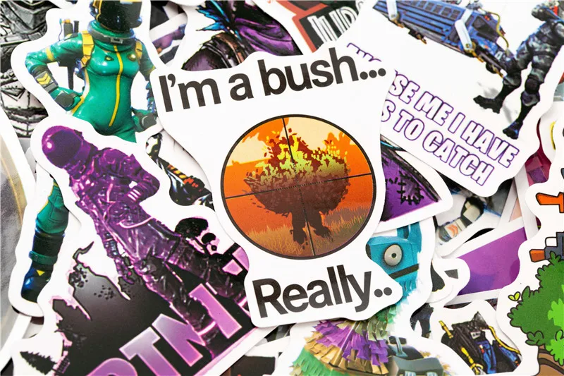 100 PCS Game Sticker Anime Animal Stickers Gifts for Children To Laptop Suitcase Guitar Fridge Bicycle Toy stickers (12)