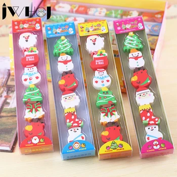 6 pcs/box New Kawaii with Christmas Rubber Eraser Lovely Cartoon Stationery Holiday gifts for the children
6 pcs/box New Kawaii with Christmas Rubber Eraser Lovely Cartoon Stationery Holiday gifts for the children