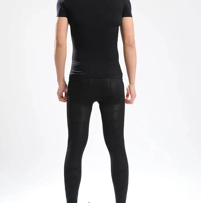 Sexy Hot Men Clothing Shaping Pants Breathable Nylon Male Fitness Shapewear Thin Tuck Black Slim Tight Pencil | Мужская одежда