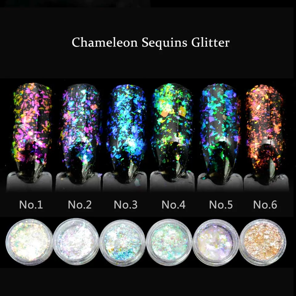 1 Box Aafke Chameleon Flakes for Nails Glitter Power Sequins Unicorn Powder Mirror Chrome Nail Powder Shinning Nail Dust SF2034
1 Box Aafke Chameleon Flakes for Nails Glitter Power Sequins Unicorn Powder Mirror Chrome Nail Powder Shinning Nail Dust SF2034