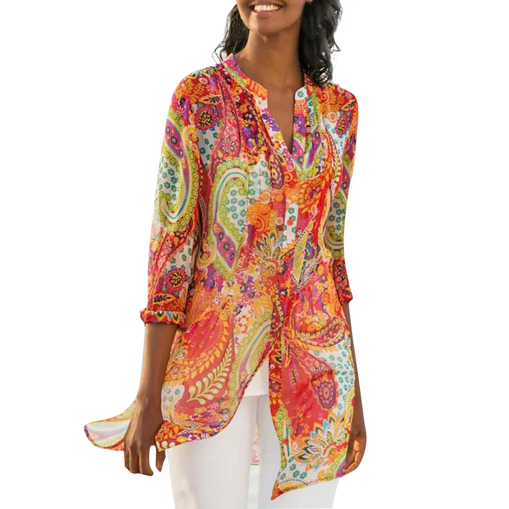 Multicolor Aesthetic Clothes Women Casual Plus Size Retro Boho Print Splice Loose Daily Clothes Beach Shirt Tops Cardigan Women
Multicolor Aesthetic Clothes Women Casual Plus Size Retro Boho Print Splice Loose Daily Clothes Beach Shirt Tops Cardigan Women
