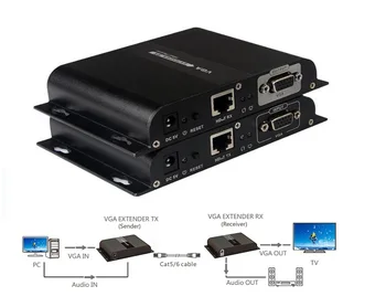 Up to 120m/394Ft, LKV383VGA HDbitT VGA Extender Converter with Audio over Single CAT5/5e/6,Free shipping
Up to 120m/394Ft, LKV383VGA HDbitT VGA Extender Converter with Audio over Single CAT5/5e/6,Free shipping