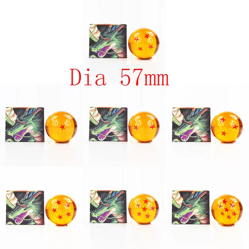 High Quality Dragon Ball 5.7cm 7 Stars Crystal Balls Dragonball Ball PVC Action Figure Toy
High Quality Dragon Ball 5.7cm 7 Stars Crystal Balls Dragonball Ball PVC Action Figure Toy