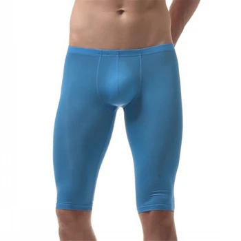Mens Trunk Underwears Sexy Cool Long Boxers Gay Ice Silk Panties Underwear Men U Pouch Boxers Fashion Thin Shapewear
Mens Trunk Underwears Sexy Cool Long Boxers Gay Ice Silk Panties Underwear Men U Pouch Boxers Fashion Thin Shapewear
