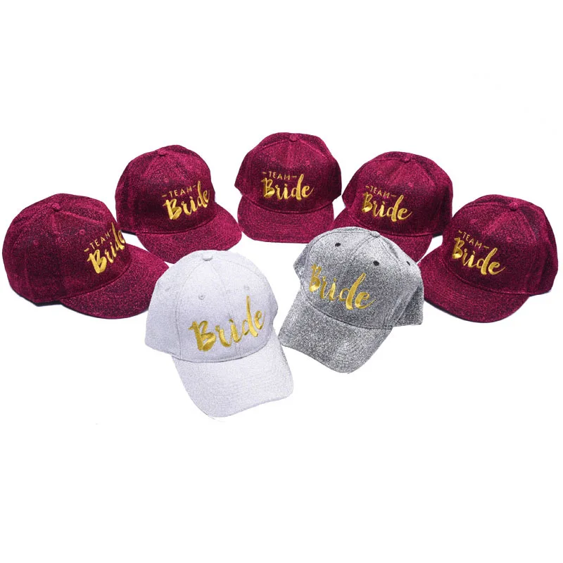 BRIDE Wedding Baseball Cap Gold Embroidery Hat Women Party Brand Bachelor Club Team BRIDE Squad Snapback Caps Beach Casquette
BRIDE Wedding Baseball Cap Gold Embroidery Hat Women Party Brand Bachelor Club Team BRIDE Squad Snapback Caps Beach Casquette