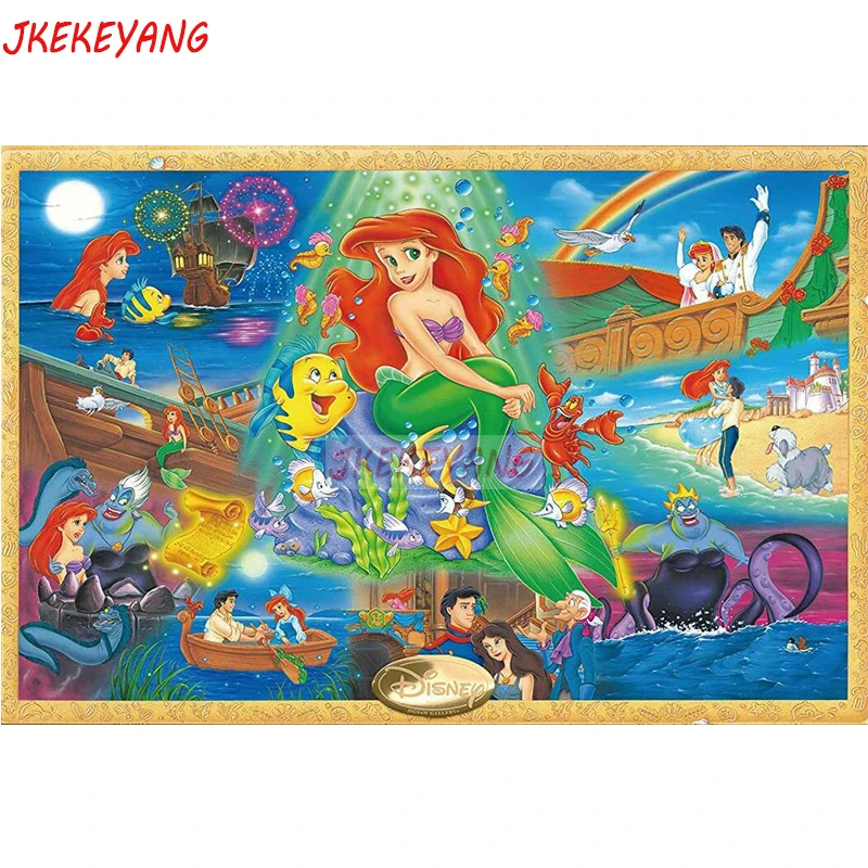 5D DIY square round Diamond Painting cartoon Mermaid Cross Stitch Diamond Embroidery Pattern Rhinestone Home Decor J0323
5D DIY square round Diamond Painting cartoon Mermaid Cross Stitch Diamond Embroidery Pattern Rhinestone Home Decor J0323