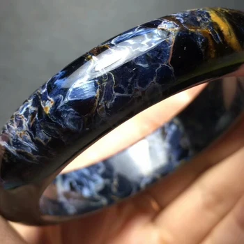 59mm Natural Namibia Pietersite Blue Gemstone Woman Bangle Bracelet From Namibia Inner Diamter 55mm AAAAAA
59mm Natural Namibia Pietersite Blue Gemstone Woman Bangle Bracelet From Namibia Inner Diamter 55mm AAAAAA