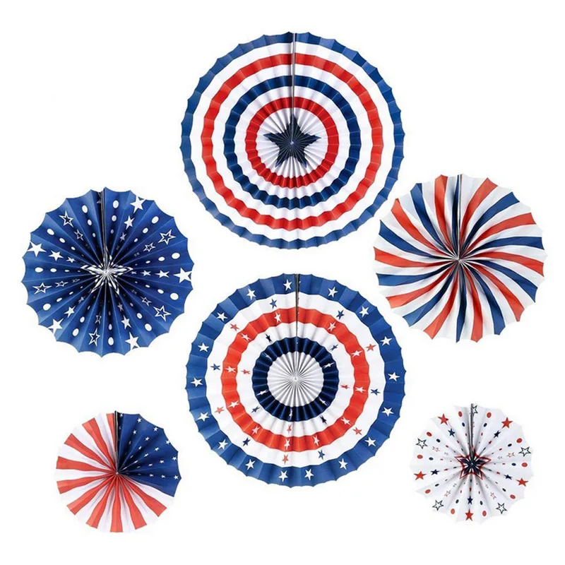 1Set/6Pcs 4th of July Decorations Paper Fan Patriotic American Independence Day Party Supplies DC120
1Set/6Pcs 4th of July Decorations Paper Fan Patriotic American Independence Day Party Supplies DC120
