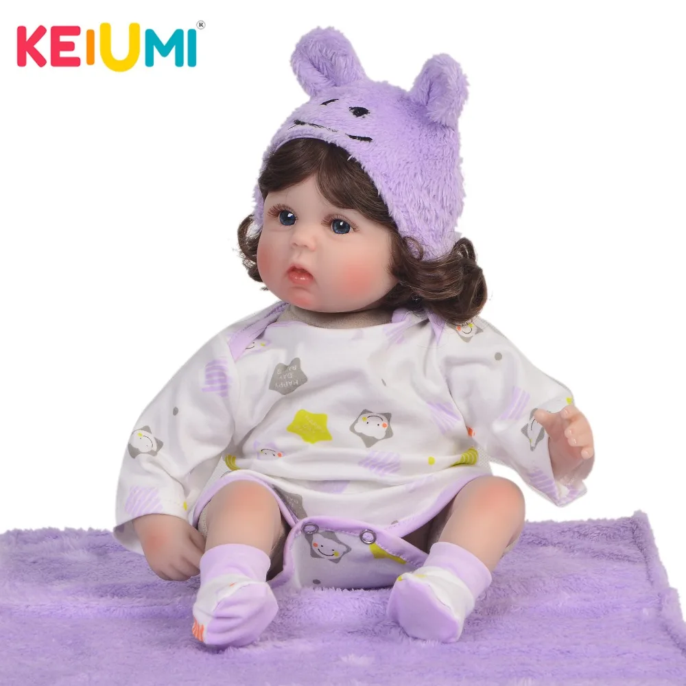 KEIUMI 17 Inch Wholesale Reborn Girl Doll Soft Silicone 42 cm Cotton Body Realistic Baby Toy Ethnic Doll For Kids Birthday Gifts
KEIUMI 17 Inch Wholesale Reborn Girl Doll Soft Silicone 42 cm Cotton Body Realistic Baby Toy Ethnic Doll For Kids Birthday Gifts
