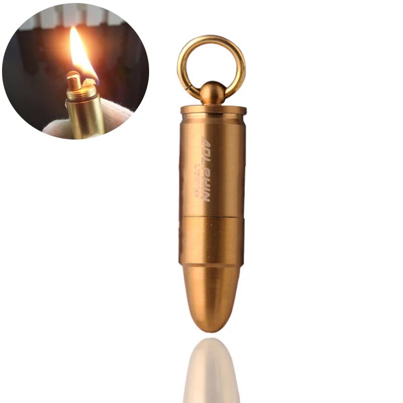 Hot Novelty Mini Bullet Flame Cigarette Lighters Metal Torch Lighter Creative Gadget Smoker Man Gift Key Accessories
Hot Novelty Mini Bullet Flame Cigarette Lighters Metal Torch Lighter Creative Gadget Smoker Man Gift Key Accessories